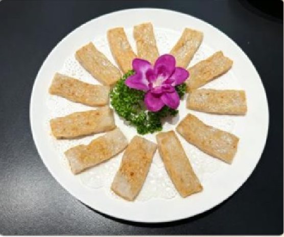 潮汕食府菜单菜品：C6 潮汕煎肉饼 Chaoshan Pan-fried Pork Patty